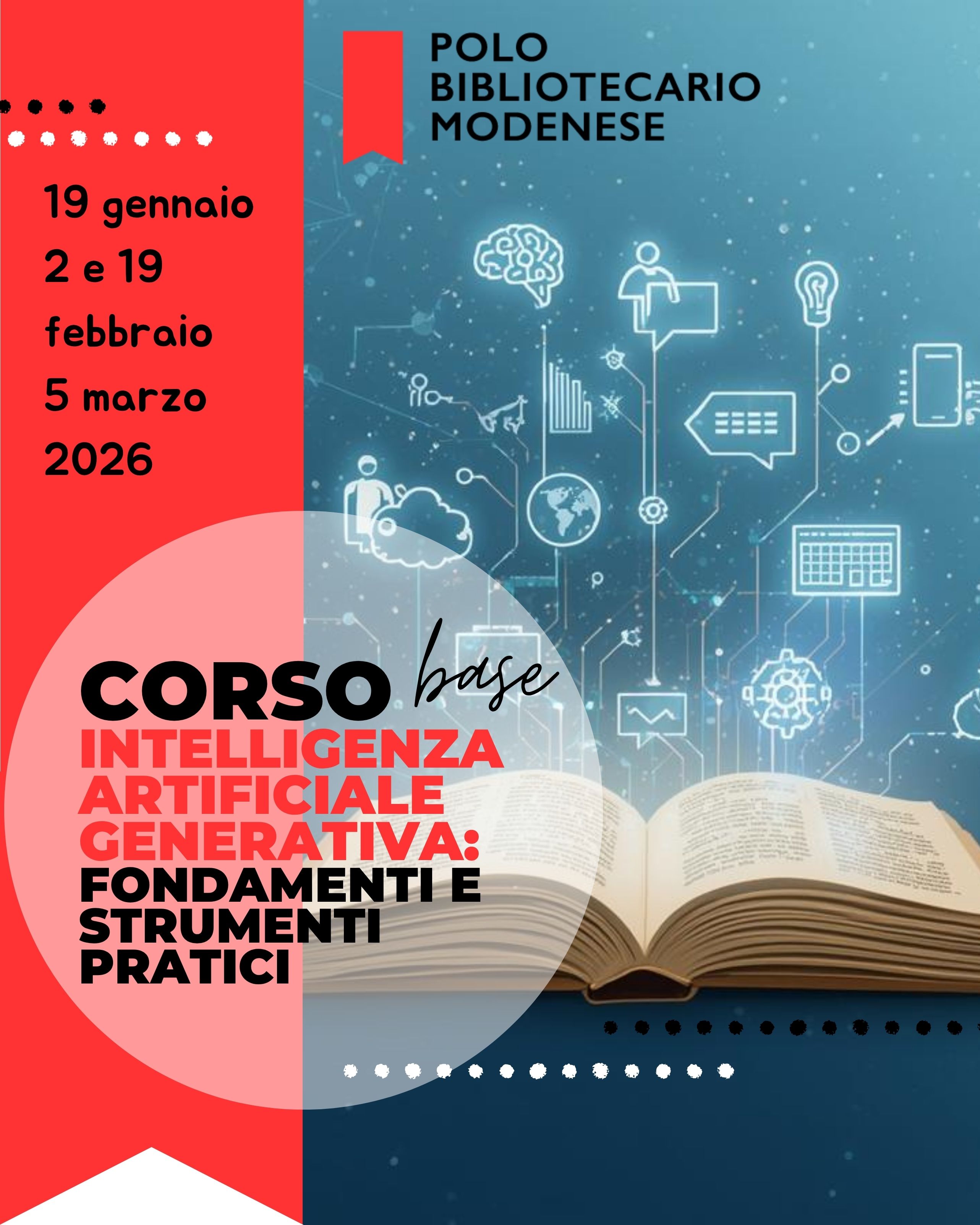 Corso base sull'Intelligenza Artificiale generativa: fondamenti e strumenti pratici