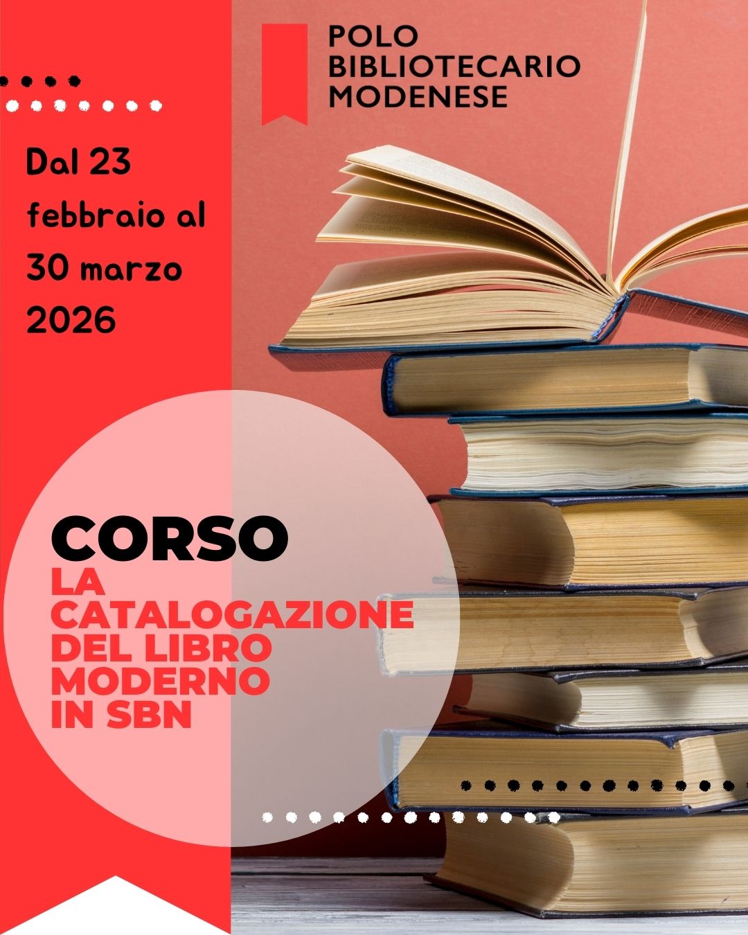 Corso &ldquo;La catalogazione del Libro Moderno in SBN - Posti esauriti